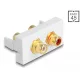 Delock Easy 45 modul 2 x RCA anya port, piros / fehér gyűrű 22,5 x 45 mm (81396)