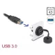 Delock Easy 45 Module SuperSpeed USB 5 Gbps (USB 3.2 Gen 1) USB Type-A anya, 45 x 45 mm