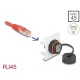 Delock Easy 45 Modul Network RJ45 Cat.6A, 45 x 45 mm