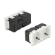 Delock 45 x 45 mm méretű, 2 modulos 45  elrendezésű Easy 45 földelt hálózati csatlakozóaljzat (81423)