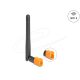Delock WiFi 6 Antenna FAKRA M anya 2,5 - 3,0 dBi többirányú, dönthető csatlakozással fekete