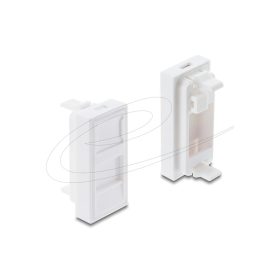   Delock Easy 45 H-Modul fedél Keystone Modul 1 porthoz porvédő sapkával 22,5 x 45 mm fehér
