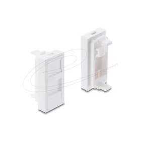   Delock Easy 45 H-Modul fedél Keystone Modul 1 porthoz porvédő sapkával 22,5 x 45 mm fehér