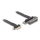 Delock Riser kártya PCI Express 3.0 x1 x1-es apa x4-es bővítőhelyre, 30 cm-es kábellel