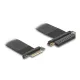 Delock Riser kártya PCI Express 3.0 x4 x4-es apa x8-as bővítőhelyre, 30 cm-es kábellel