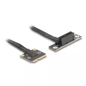   Delock adapter Mini PCIe apa PCIe 3.0 x1 női PCIe 3.0 x1 90 -os szögben, 20 cm-es kábellel