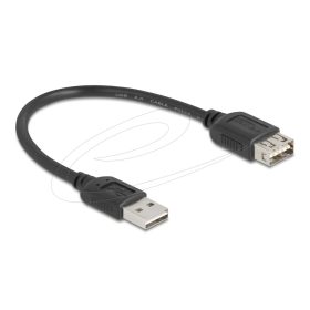   Delock USB 2.0 hosszabbítókábel EASY USB Type-A apa - EASY USB Type-A anya 0,2 m