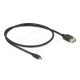 Delock USB 2.0 kábel EASY USB Type Micro apa - EASY USB Type-A anya 0,5 m