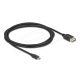 Delock USB 2.0 kábel EASY USB Type Micro apa - EASY USB Type-A anya 2 m