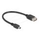 Delock USB 2.0 kábel USB Type Mini-B apa - EASY USB Type-A anya 0,2 m