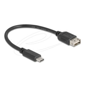   Delock USB 2.0 kábel USB Type-C  apa   EASY USB Type-A anya, 0,2 m