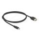 Delock USB 2.0 kábel USB Type-C  apa - EASY USB Type-A anya 1 m