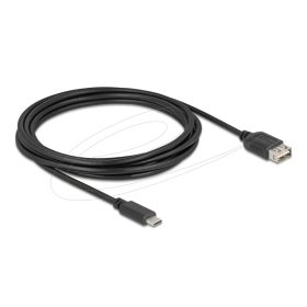   Delock USB 2.0 kábel USB Type-C  apa   EASY USB Type-A anya, 3 m