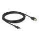 Delock USB 2.0 kábel USB Type-C  apa   EASY USB Type-A anya, 3 m