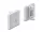 Delock Easy 45 V-Modul fedél Keystone Modul 1 porthoz porvédő sapkával 45 x 45 mm fehér