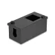 Delock Easy 45 Modul tartó asztali vagy falra szerelhető - 2 portos (22,5 x 45 mm) vagy 1 portos (45 x 45 mm), fém, fekete