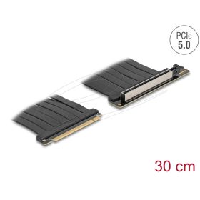   Delock PCI Expressz riser kártya 5.0 x16 apa - x16 szlot kábellel 30 cm