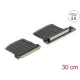 Delock PCI Expressz riser kártya 5.0 x16 apa - x16 szlot kábellel 30 cm