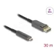 Delock Aktív optikai kábel USB Type-C    DisplayPort, 8K 60 Hz, 40 Gbps, 30 m
