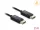 Delock Koaxiális DisplayPort kábel 16K 60 Hz 80 Gbps fonott borítással 2 m