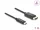 Delock Koaxiális USB Type-C  - DisplayPort kábel (DP Alt Mode) 4K 60 Hz fonott borítással 1 m