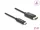 Delock Koaxiális USB Type-C  - DisplayPort kábel (DP Alt Mode) 4K 60 Hz fonott borítással 2 m