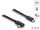 Delock Koaxiális USB 40 Gbps kábel ívelt bal / jobb USB PD 3.1 240 W 0,5 m