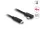 Delock Koaxiális USB 40 Gbps kábel ívelt bal / jobb USB PD 3.1 240 W 1 m