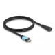 DeLock HDMI anya - HDMI apa kábel 48 Gbps 8K 60 Hz bővítőkábel fekete 1 m (81997)