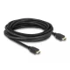DeLock HDMI kábel 48 Gbps 8K 60 Hz fekete 5m (82004)