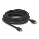DeLock HDMI kábel 48 Gbps 8K 60 Hz fekete 7 m (82005)