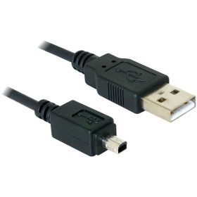  Delock kamera kábel USB-B mini 4 tűs - USB-A 1,5 m apa-apa (82113)