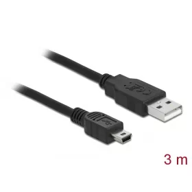 Delock kábel USB 2.0-A apa > mini B 5-pin apa 3 m