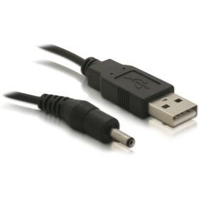 Delock USB hálózati cinch kábel 1,5m fekete (82377)