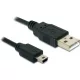 Delock DL82396 USB 2.0-A – USB Mini-B 5 tűs 0.70 m (apa / apa) kábel