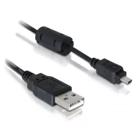   Delock Casio 8pin UC-E6 USB kamera kábel fekete 1.83m (82414)