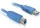 Delock DL82434 USB 3.0 A-B kábel apa / apa 1.8 m