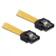DeLock DL82464 kábel SATA 3 Gb/s fém rögzítőkkel 10 cm