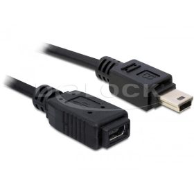   Delock DL82667 USB 2.0 mini-B hosszabbító kábel apa-anya 1 m