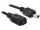 Delock DL82667 USB 2.0 mini-B hosszabbító kábel apa-anya 1 m