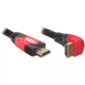   Delock 82685 High Speed HDMI Ethernet hajlított kábel A-A apa/apa 1m