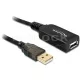 Delock DL82689 aktív USB 2.0 hosszabbító 15 m