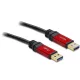 Delock 82745 USB 3.0-A apa / apa prémium összekötő kábel, 2 m