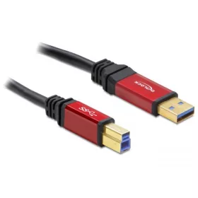   Delock 82758 USB 3.0-A male > USB 3.0-B male prémium kábel 3m