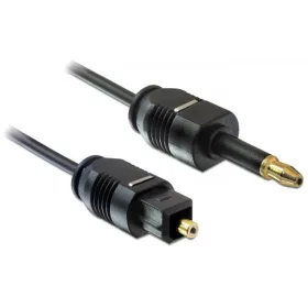   Delock Toslink Standard apa > Toslink mini 3.5 mm apa kábel 2m fekete (82876)