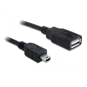   DeLock DL82905 USB 2.0-A anya -> mini USB apa kábel  0.5m