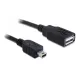 DeLock DL82905 USB 2.0-A anya -> mini USB apa kábel  0.5m