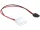 Delock 82913 Molex > SATA power 6 pin 24cm kábel