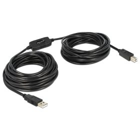   Delock Kábel USB 2.0 A típusú dugó > USB 2.0 B típusú dugó 11 m