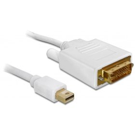   Delock DL82918 Displayport mini apa -> DVI 24pin apa kábel 2 m